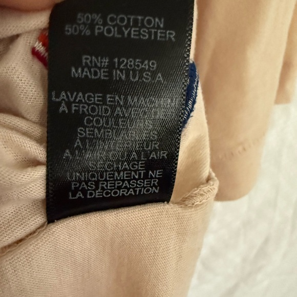 Aviator Nation L Heart Embroidered T-Shirts Set of 2 cotton Cropped Boxy raw hem - Picture 15 of 16